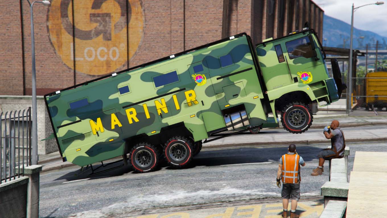 Mod Mobil Truk Marinir Indonesia GTA 5