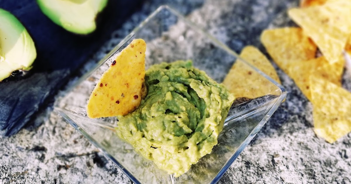 Guacamole facile et rapide sans lait et sans gluten