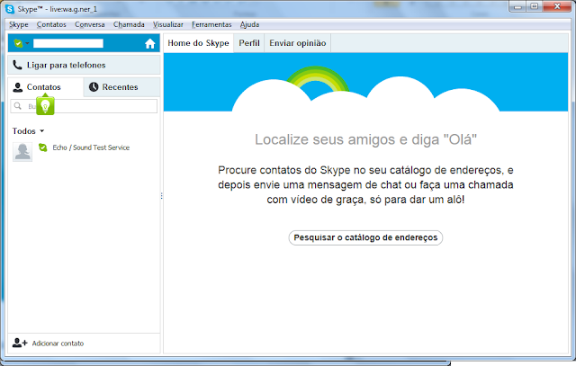 integrar windows live messenger e skype
