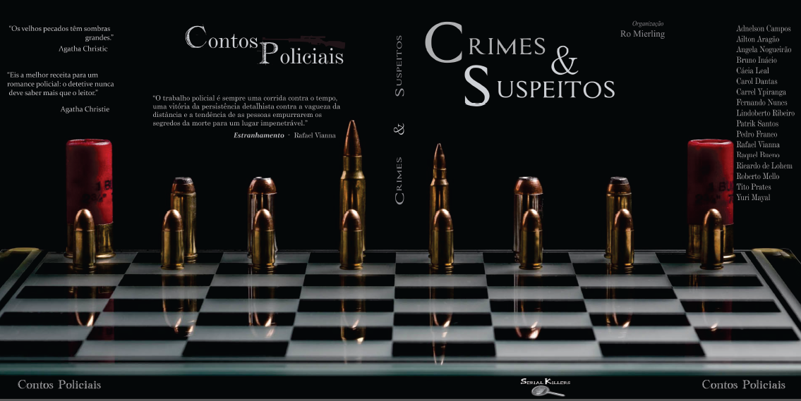 Conto "Estranhamento" de Rafael Vianna é destaque na coletânea "Crimes e Suspeitos"