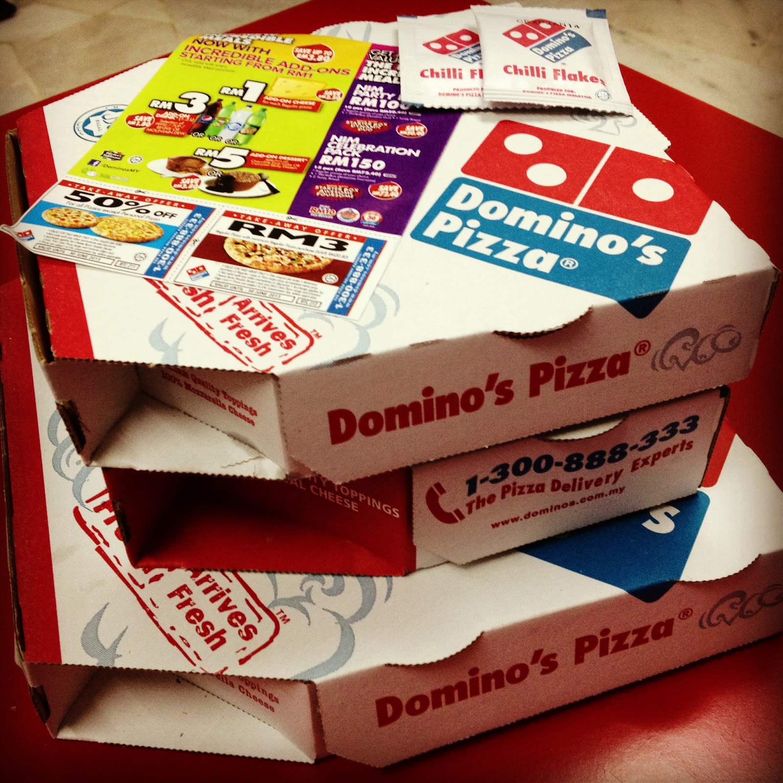 Azzahra's Story: Domino's For Lunch