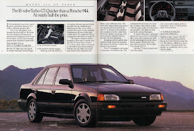Mazda 323 BF, GT, turbo, broszura, test, japoński sedan, ciekawy youngtimer, マツダ・ファミリア