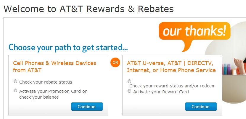 Www Att rewardsandrebates Check Your AT T Rewards Rebates Status