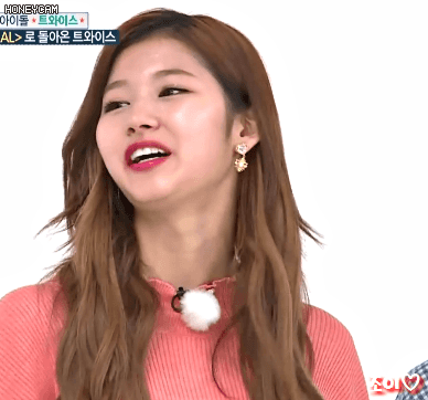 [주간아이돌] 오늘자 트와이스 움짤 Part.3 개인(모모,미나,사나,쯔위,정연).gif | 인스티즈