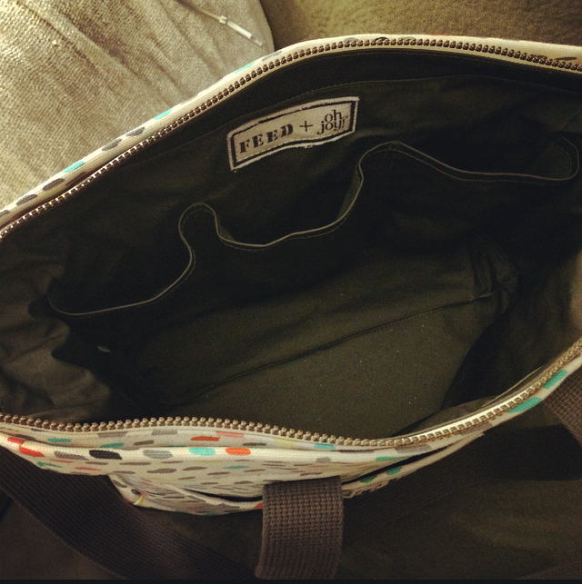 Polka Dots & Pampers Oh Joy + FEED Diaper Bag Review