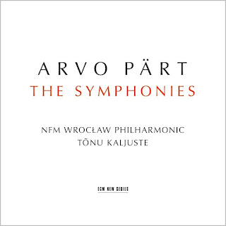 Portada de la nueva grabación de las cuatro sinfonías de Arvo Pärt en el sello ECM. Portada de la nueva grabación de las cuatro sinfonías de Arvo Pärt en el sello ECM.