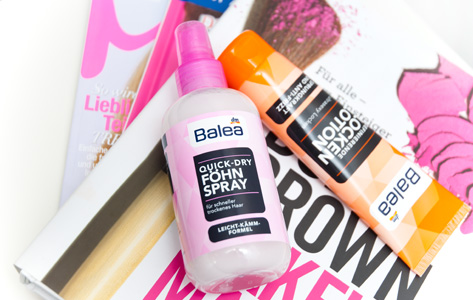 Balea Hairstyling Locken Lotion Föhn Spray