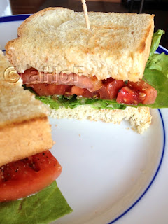 BLT, homemade bread, sandwich, bacon, tomatoes