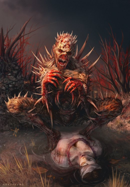 As sombrias ilustrações de fantasia e terror de Adrian Biłozór Adrian Biłozór artstation arte ilustrações fantasia terror sombrio inferno surreal