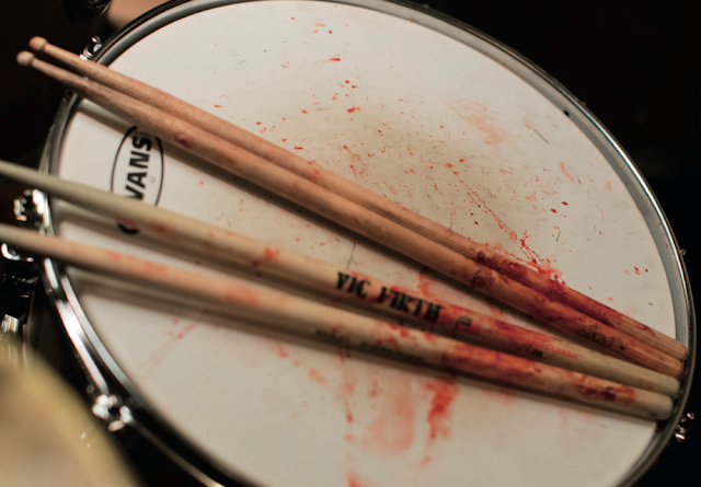 I'd hate to be the guy who has to clean these pool cues LL Cool J shoved up that naked guy's ass during In Too Deep.