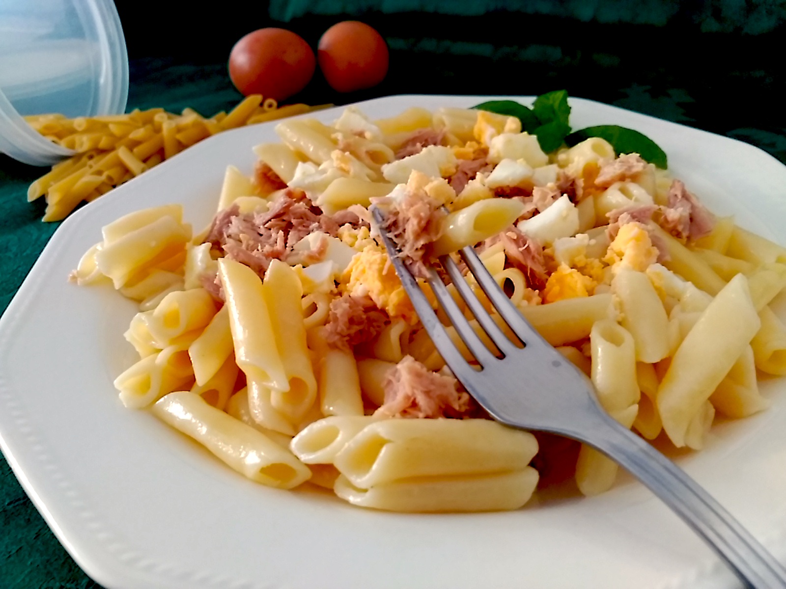 Ensalada de Pasta, Atún y Huevo. Cocina A Buenas Horas Ensalada de Pasta, Atún y Huevo. Cocina A Buenas Horas