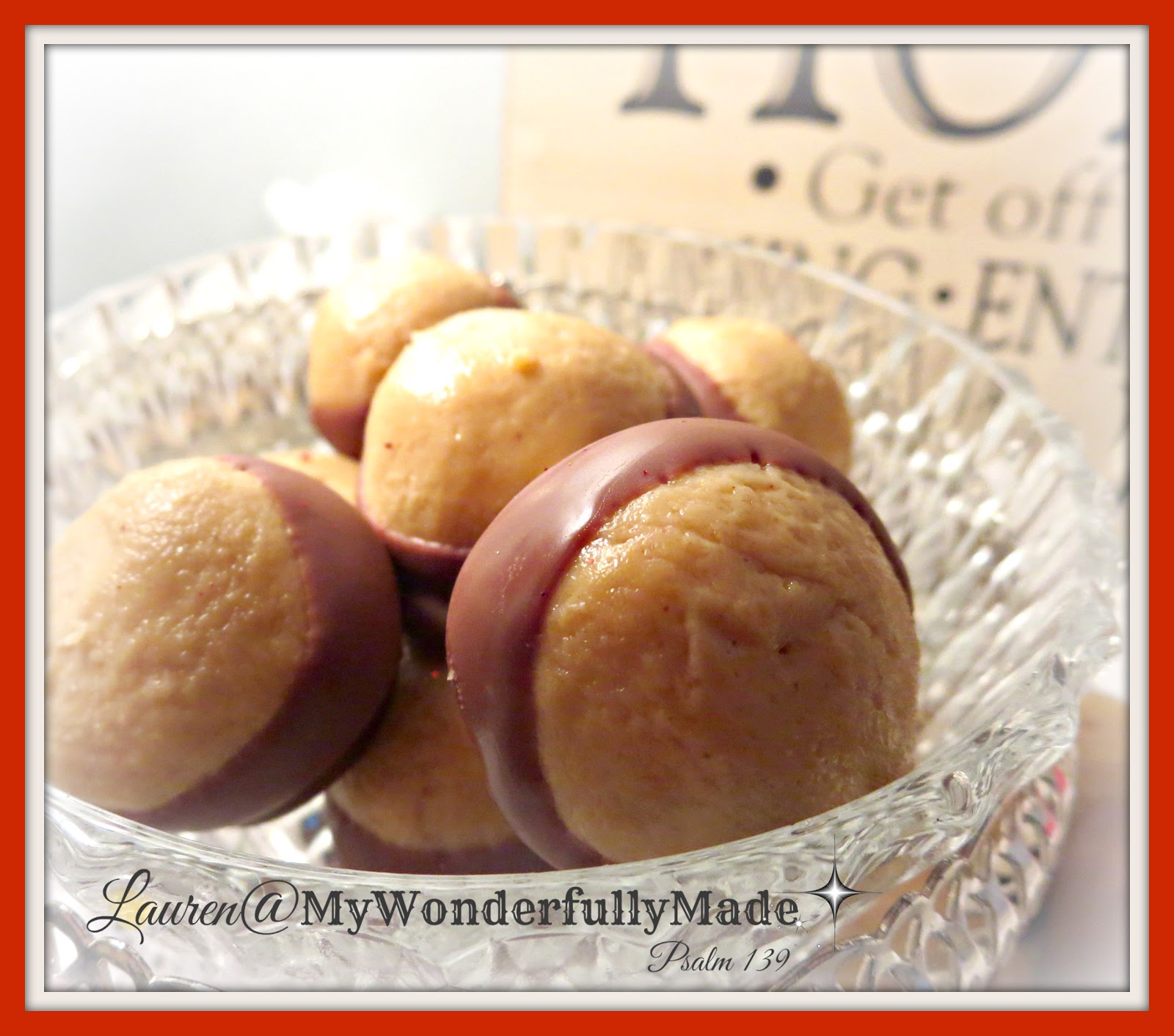 "Wonderfully Made" Homemade Buckeye Candy