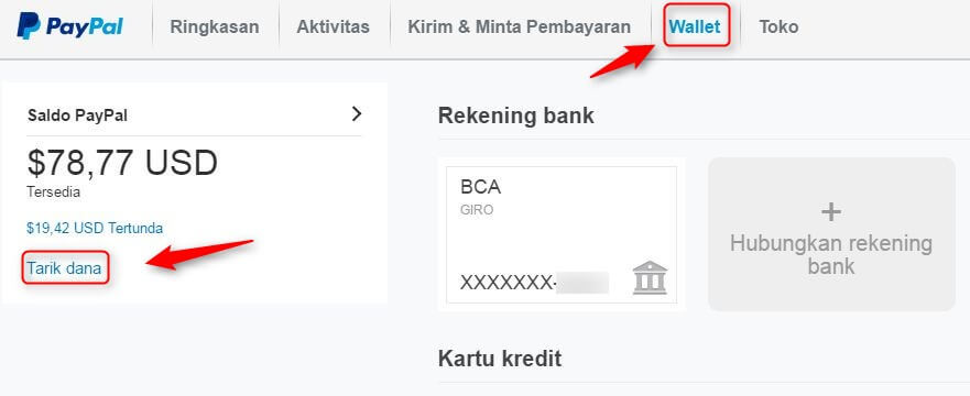 Cara withdraw ke paypal