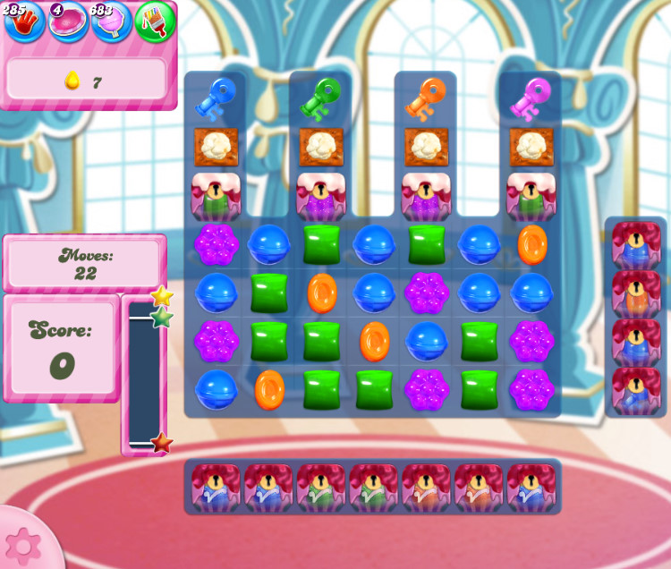 Candy Crush Saga level 2749 Candy Crush Saga level 2749