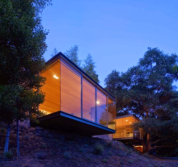 Facades of minimalist homes