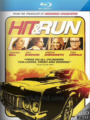 Hit and Run (2012) m-720p Audio Inglés [Subt. Esp] (Comedia. Acción)