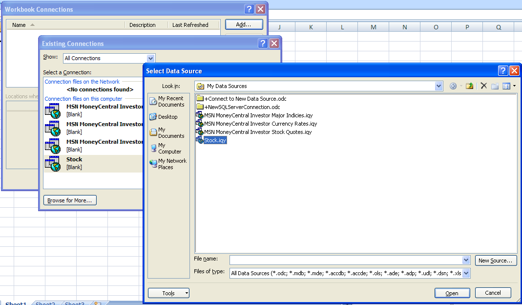 Excel  Query How to Create Excel Dynamic  Query