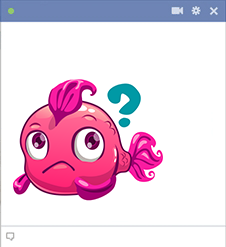Wondering emoji fish