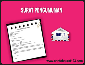 Contoh Surat Pengumuman Sekolah Dan Perusahaan - Contoh Surat