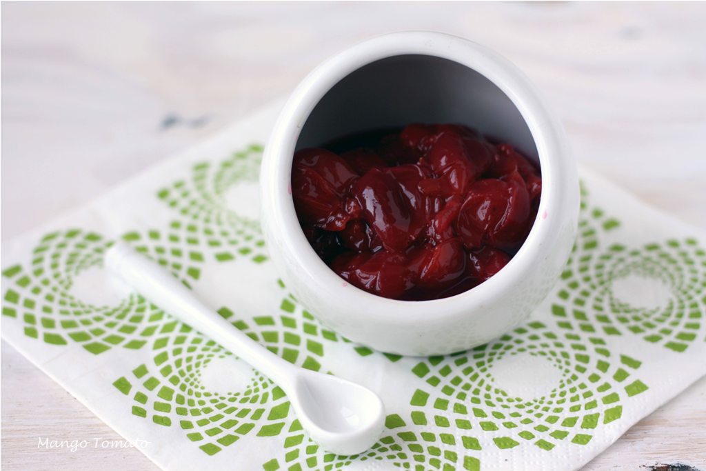 Mango & Tomato What to do with sour cherries? Sour Cherry Compote Recipe