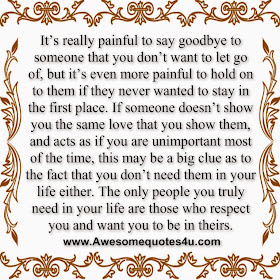 Awesome Quotes: Saying goodbye.