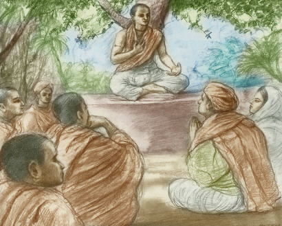 Saunaka's sermon to Yudhishthira
