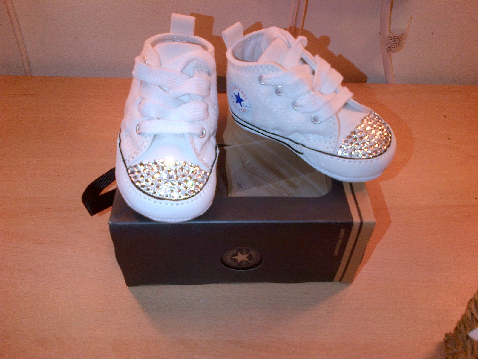 swarovski crystal baby converse
