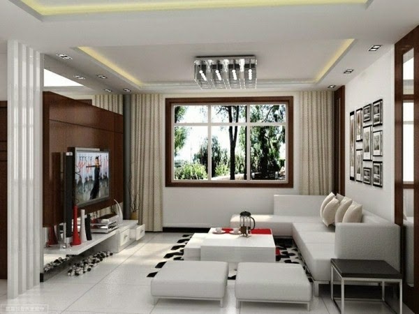 Living room in white &#8211; 30 bright ideas!