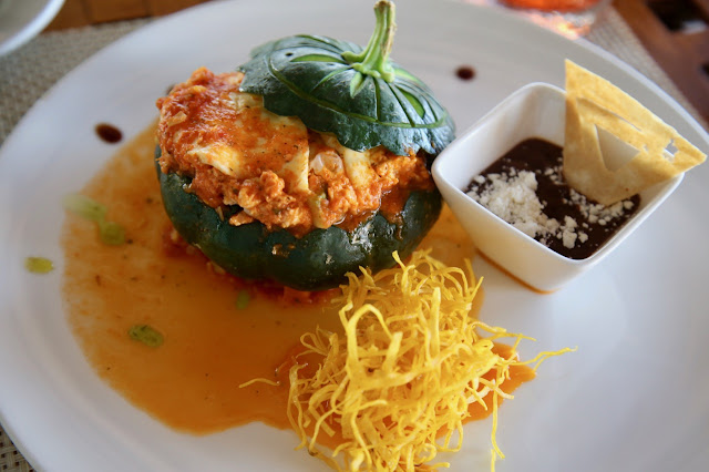 vegetarian option at Las Nubes, holbox,yucatan, mexico
