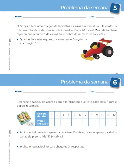 caderno de problemas 2 ano matematica