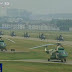 Seven  Z-19 Light Tandem Seat Attack Helicopters At Chinese Airbase