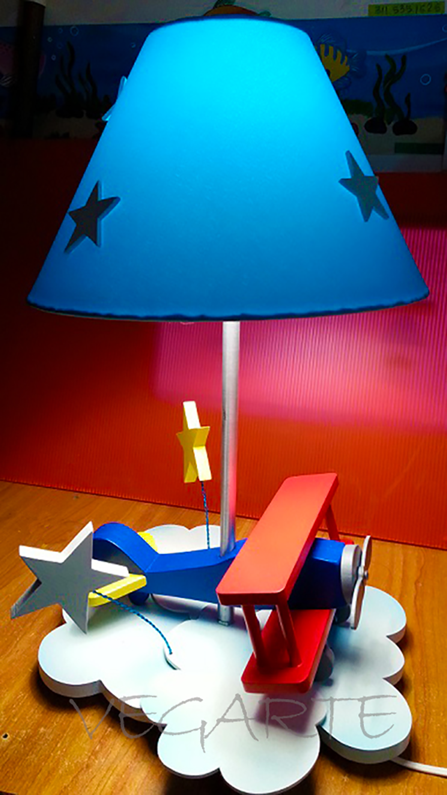 FIGURAS Y DECORACIÓN EN MADERA LAMPARAS INFANTILES