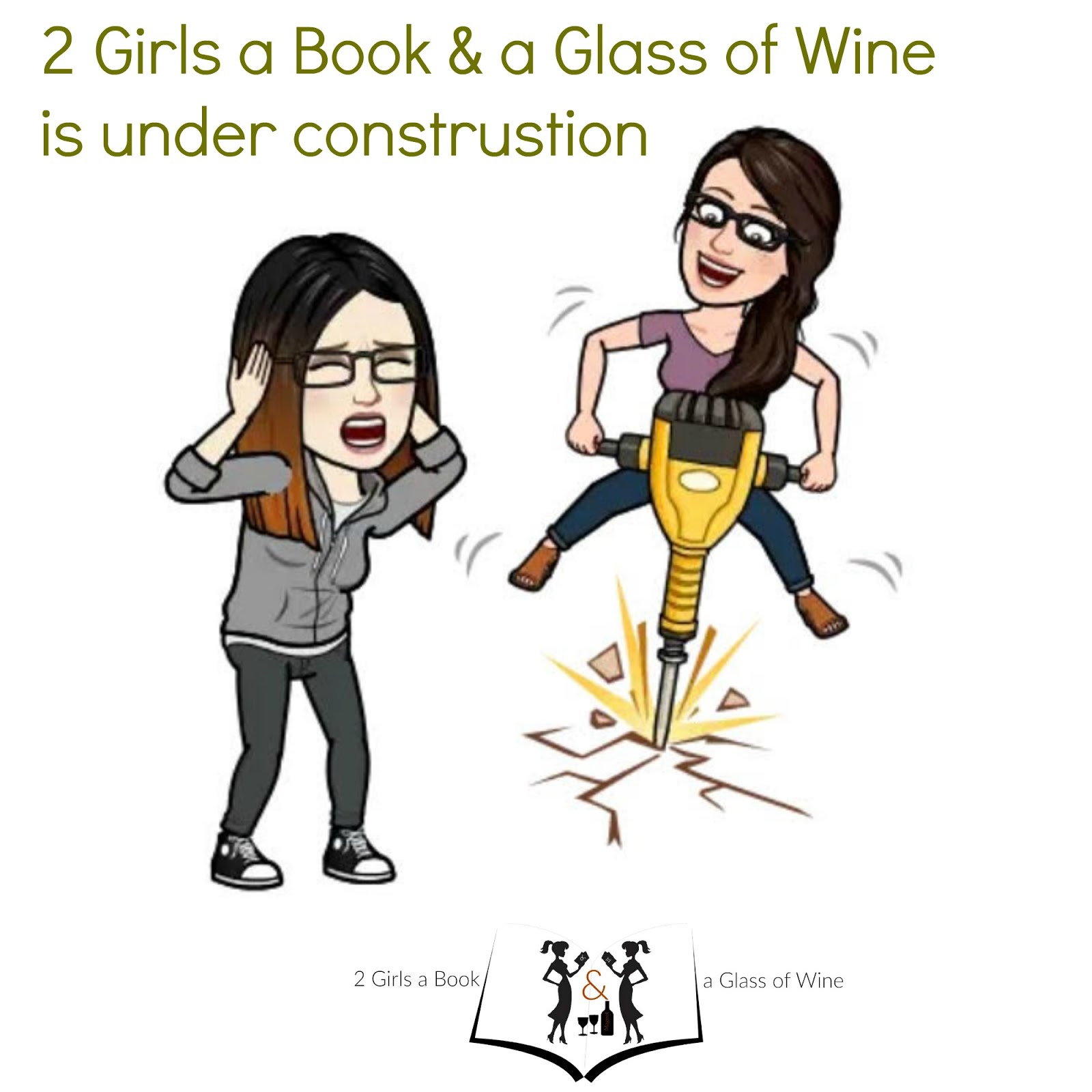 2 Girls a Book & a Glass of Wine
