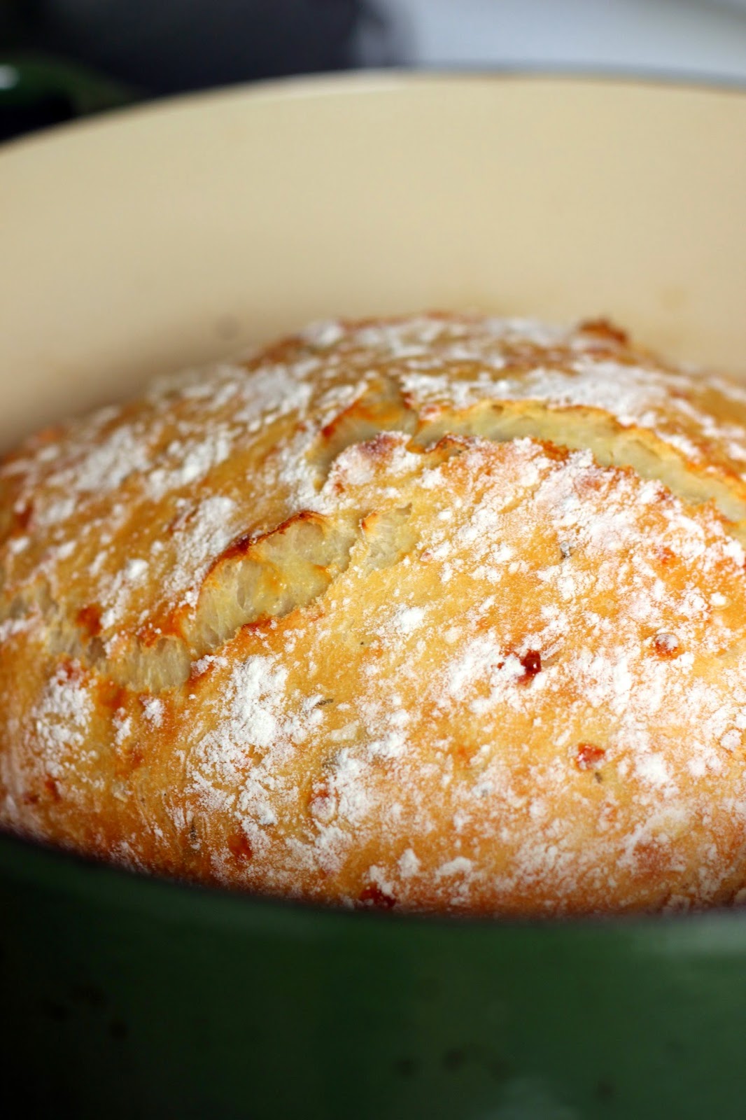 The Owl with the Goblet: Parmesan Thyme Crusty Bread