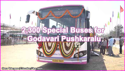 Special Buses for Godavari Pushkaralu : Mana Telangana