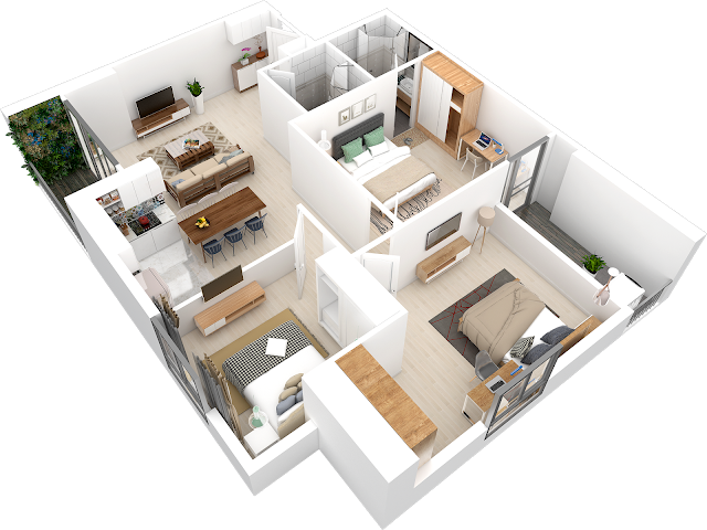 Thiết kế căn hộ 17, 21 - C1 Thiết kế căn hộ 17, 21 - C1