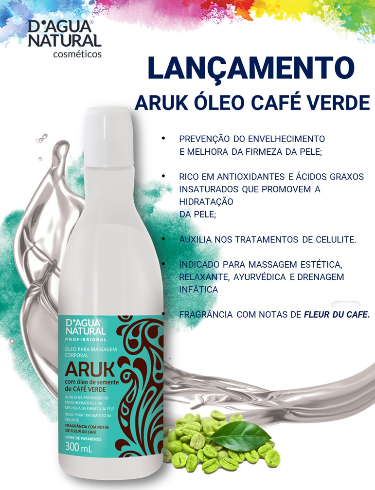 Blog Beleza 10: Óleo de Massagem Semente de Café Verde D'agua Natural