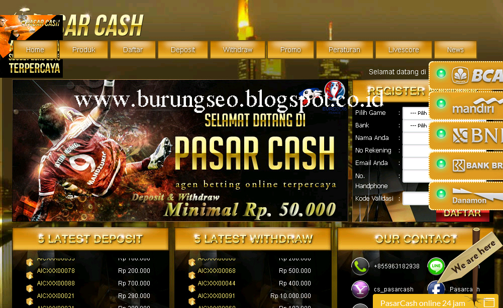 PASARCASH.COM AGEN BOLA SBOBET EURO 2016 TERPERCAYA PASARCASH.COM AGEN BOLA SBOBET EURO 2016 TERPERCAYA
