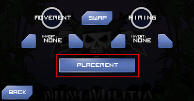 set up the placements
