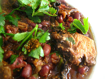 Spicy Adzuki Beans with Sun-Dried Tomatoes and Mushrooms