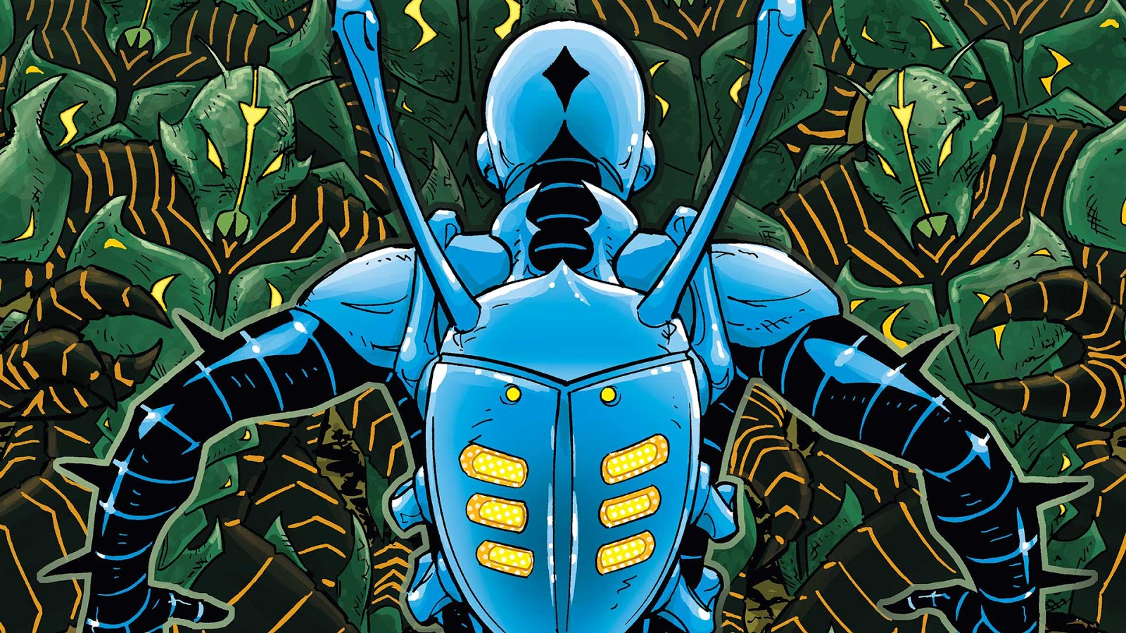 Blue Beetle Scarab