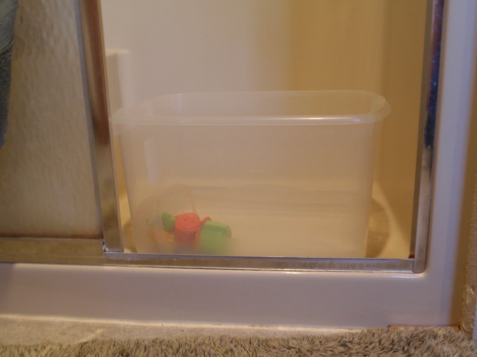 Life on the Gravelly Road Goodbye Rubbermaid Tub!