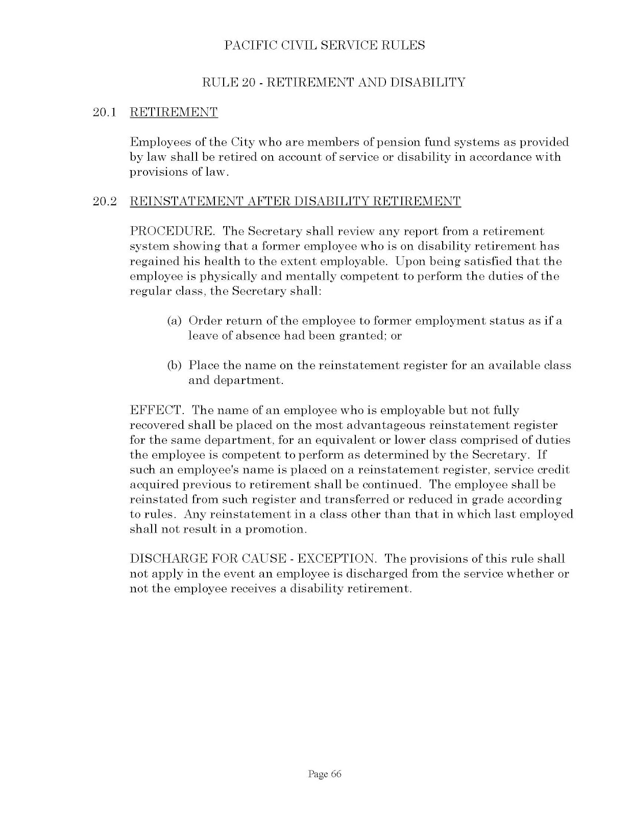 Committee To Recall Cy Sun Civil Service Rules