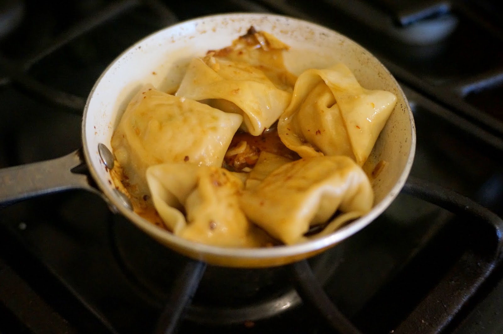 Wontons in Chili Oil
