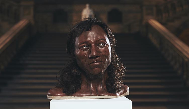 Reconstrucción facial de Cheddar Man. Tom Barnes/Channel 4 Reconstrucción facial de Cheddar Man. Tom Barnes/Channel 4