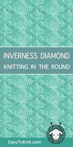 Knitting in the round, Just Knit and Purl stitches.
