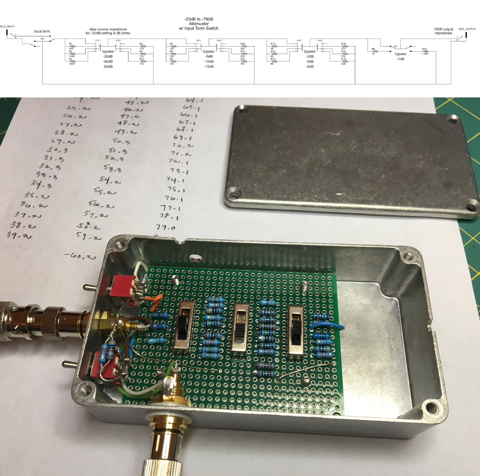 Variable Attenuator for Audio Measurements