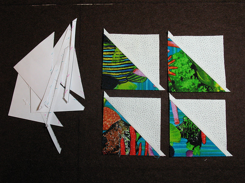 Neighborhood Quilt Club HalfSquare Triangle Paper (New Skill)