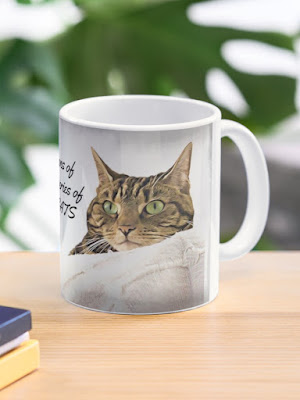 mug with Music and Cats Quote