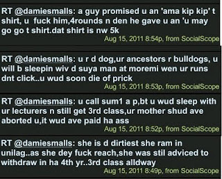 UniLag Girls Fight Via Twitter 5